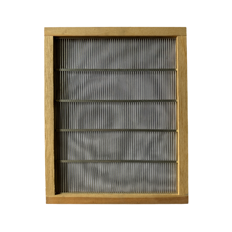 Galvanized Metal King Board With Wood Edging