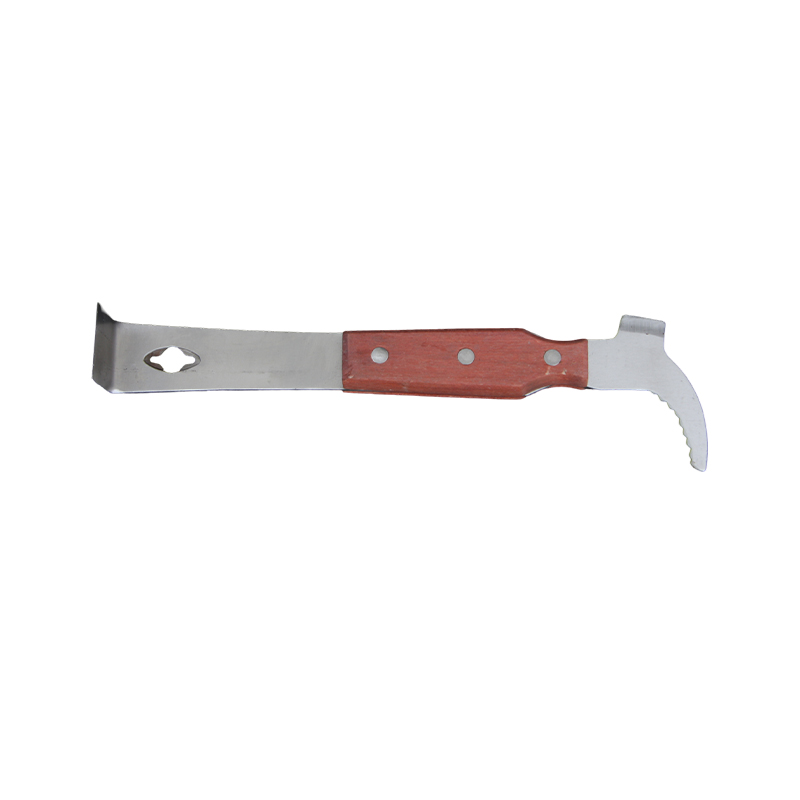 Scraper With Hook And Wooden Handle